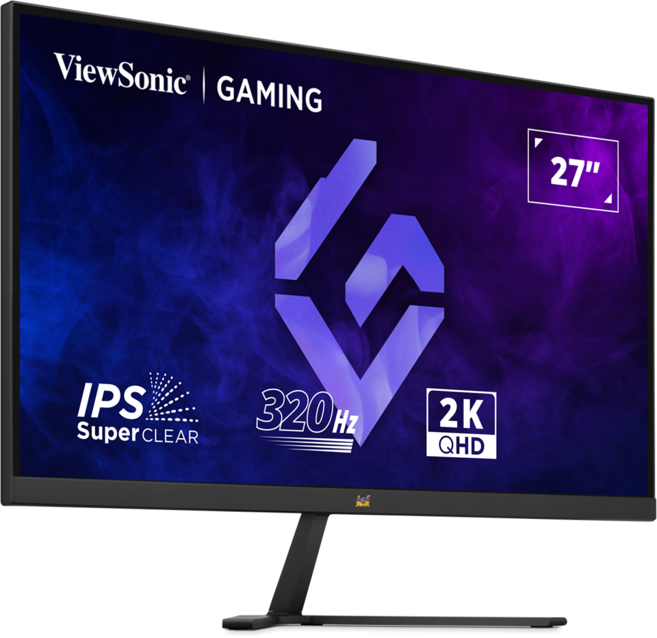 ViewSonic ディスプレイ 本体 27 インチ ViewSonic VX2766-2K-PRO-9 27” 320Hz 2K QHD Gaming Monitor